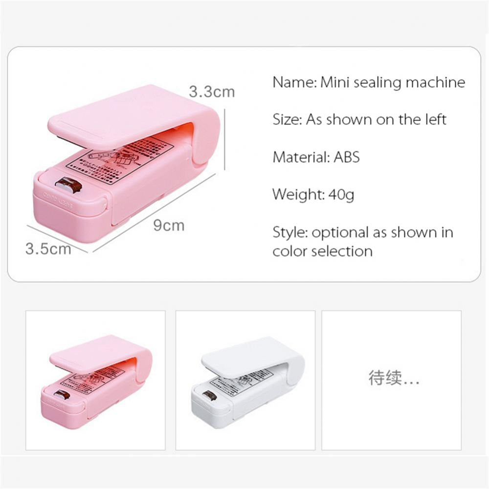Mini Heat Bag Sealing | snack sealer portable Machine Package Sealer Bags Thermal Plastic Food Bag Closure Portable Sealer Packing Kitchen...