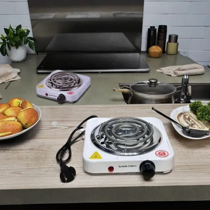 Electric Stove for cooking, Hot Plate heat up in just 2 mins, Easy to clean, 1000W, Automatic