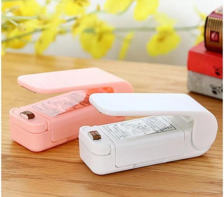 Mini Heat Bag Sealing | snack sealer portable Machine Package Sealer Bags Thermal Plastic Food Bag Closure Portable Sealer Packing Kitchen...