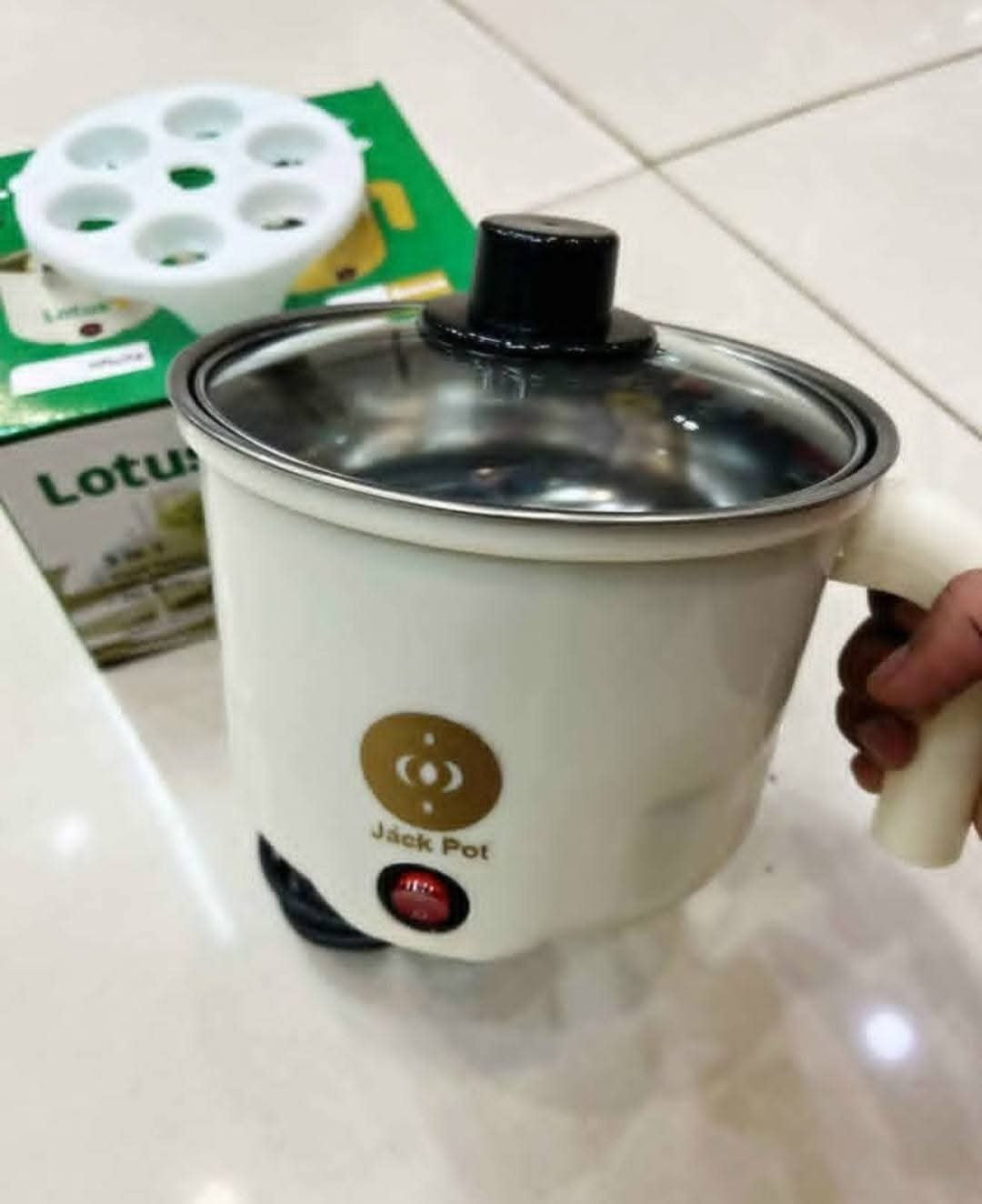 Electric kettle For Home Kitchen Food warmer Food Noodle Egg boiler Multifunction Pan Steam Cooking Machine 1.2 litter...