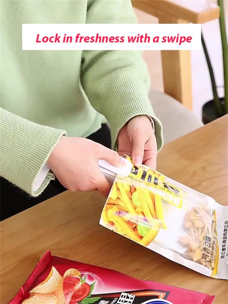 Mini Heat Bag Sealing | snack sealer portable Machine Package Sealer Bags Thermal Plastic Food Bag Closure Portable Sealer Packing Kitchen...