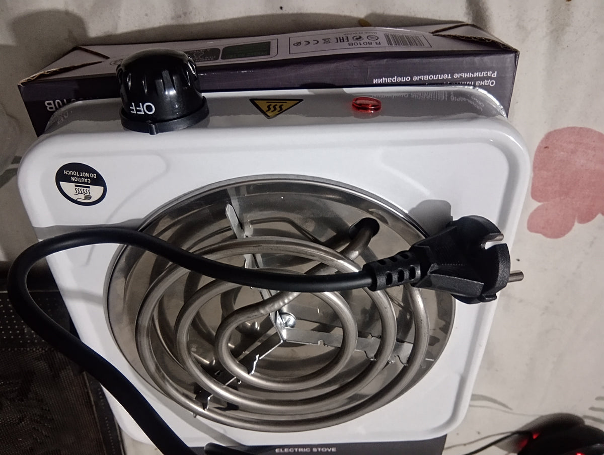 Electric Stove for cooking, Hot Plate heat up in just 2 mins, Easy to clean, 1000W, Automatic