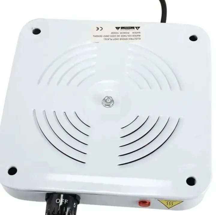 Electric Stove for cooking, Hot Plate heat up in just 2 mins, Easy to clean, 1000W, Automatic